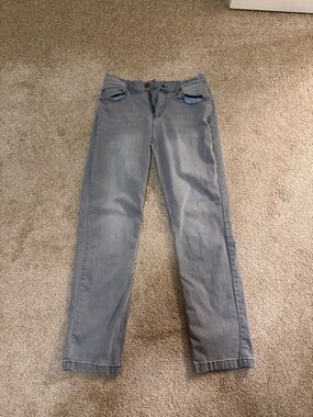 Men's Straight-Leg Jeans — Light Gray